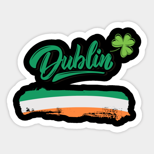 Dublin Sticker by Benjamin Customs